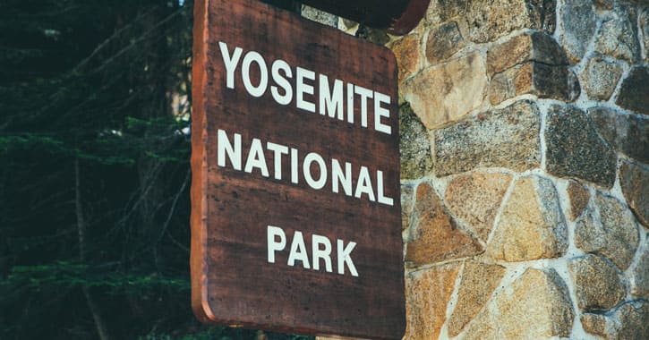 one day at Yosemite National Park