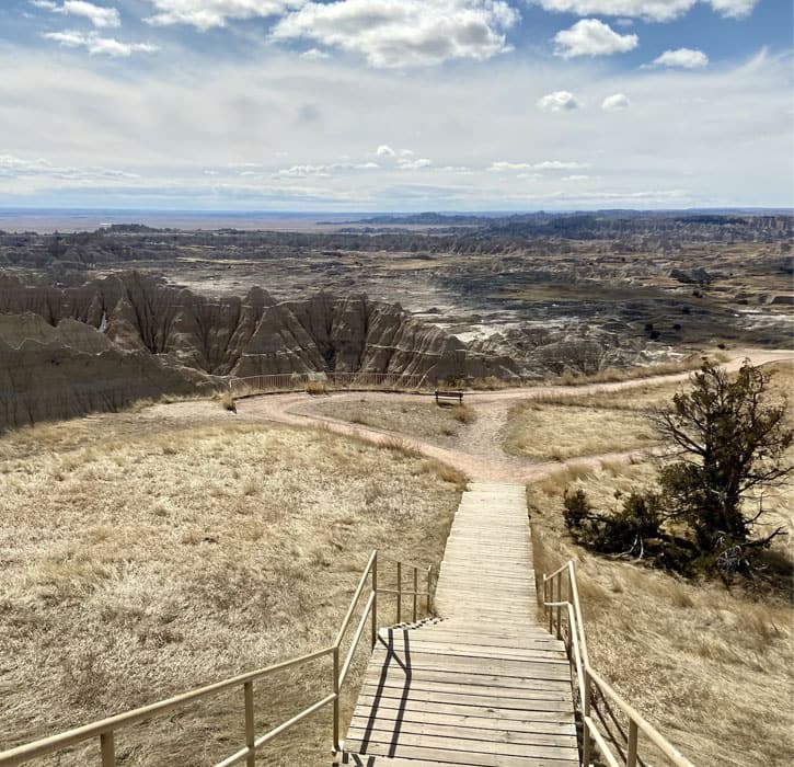 Badlands National Park: most beautiful national parks in America (South Dakota)
